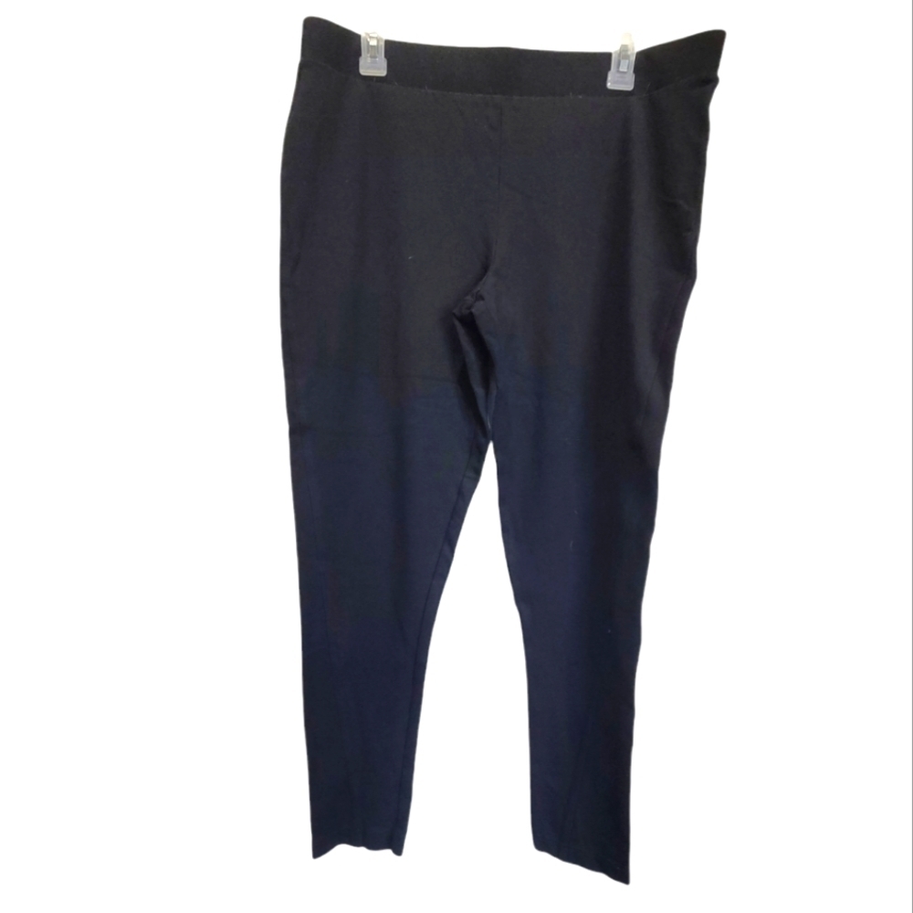 VINCE CAMUTO Large Pull On Black Ankle Career Leggings